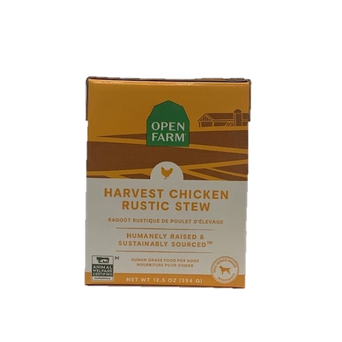 OPEN FARM Ragout Chien Poulet 12.5oz    