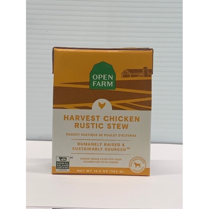 OPEN FARM Ragout Chien Poulet 12.5oz    